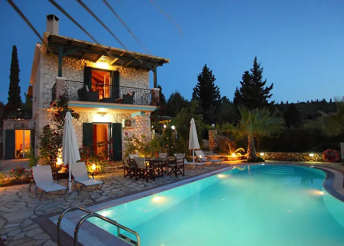 Sea Horizon Private Luxury Lefkada Sea View Private Pool Station touristique *