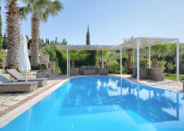 Sea Horizon Private Luxury Lefkada Sea View Private Pool * Tsoukaládhes