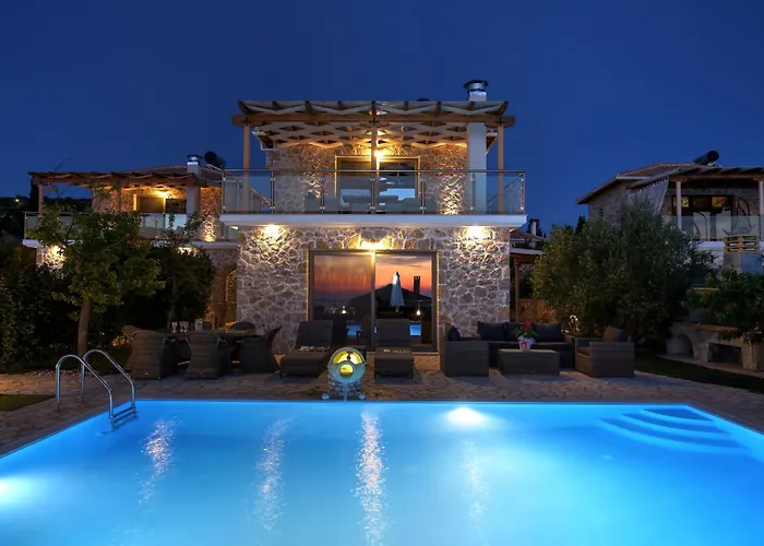 Sea Horizon Private Luxury Lefkada Sea View Private Pool *