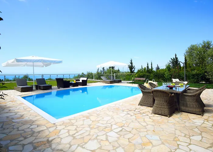 Sea Horizon Private Luxury Lefkada Sea View Private Pool