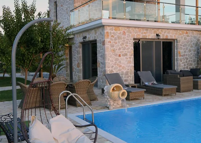 Station touristique Sea Horizon Private Luxury Lefkada Sea View Private Pool Tsoukaládhes