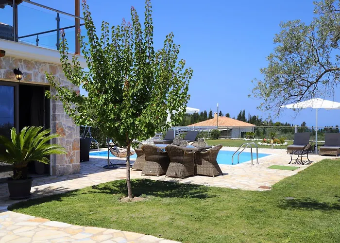 Station touristique Sea Horizon Private Luxury Lefkada Sea View Private Pool Tsoukaládhes