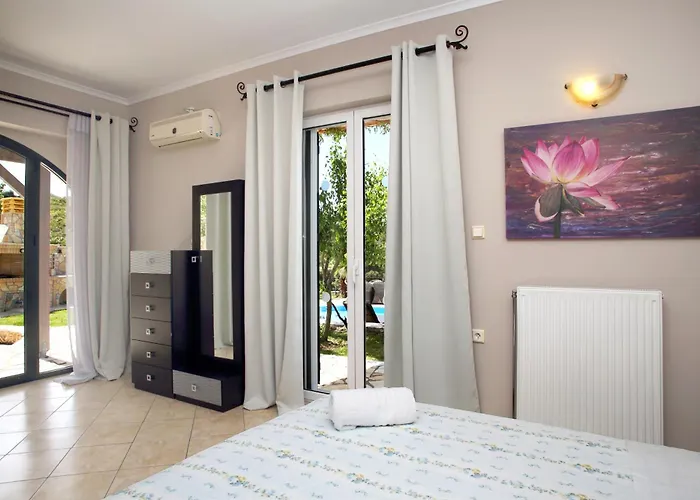 Sea Horizon Private Luxury Lefkada Sea View Private Pool Station touristique Tsoukaládhes