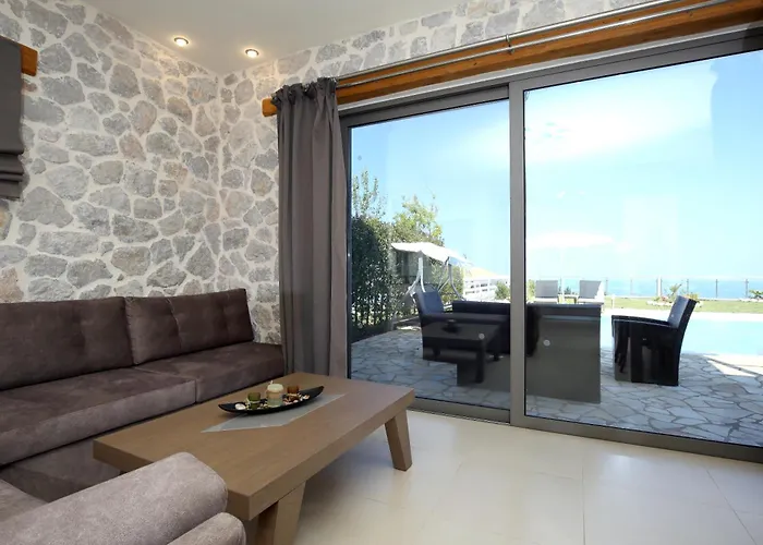 Station touristique Sea Horizon Private Luxury Lefkada Sea View Private Pool Tsoukaládhes