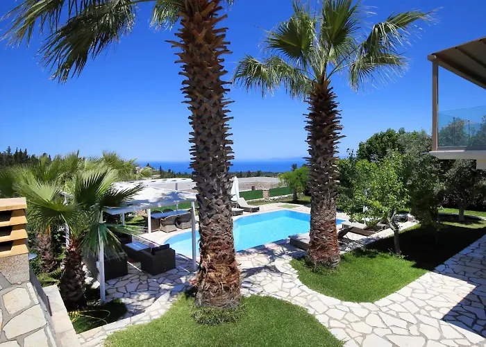 Sea Horizon Private Luxury Lefkada Sea View Private Pool Üdülőközpont