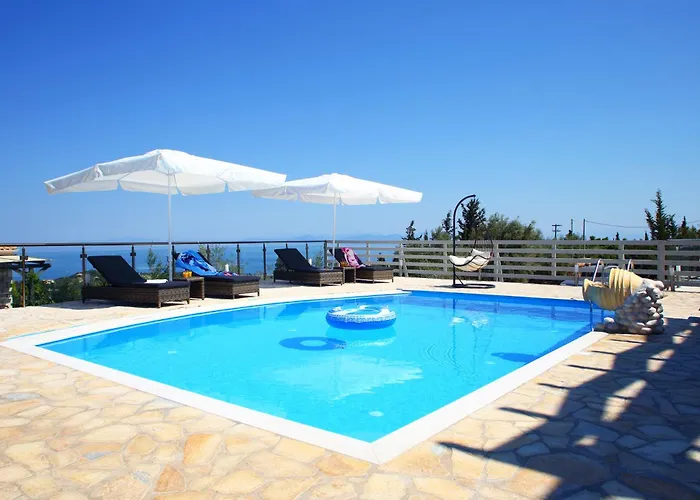 Sea Horizon Private Luxury Lefkada Sea View Private Pool Üdülőközpont *