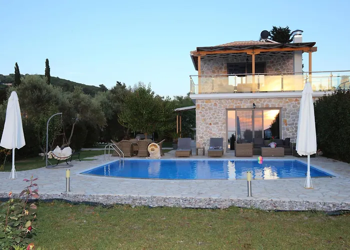 Sea Horizon Private Luxury Lefkada Sea View Private Pool * Cukaládesz