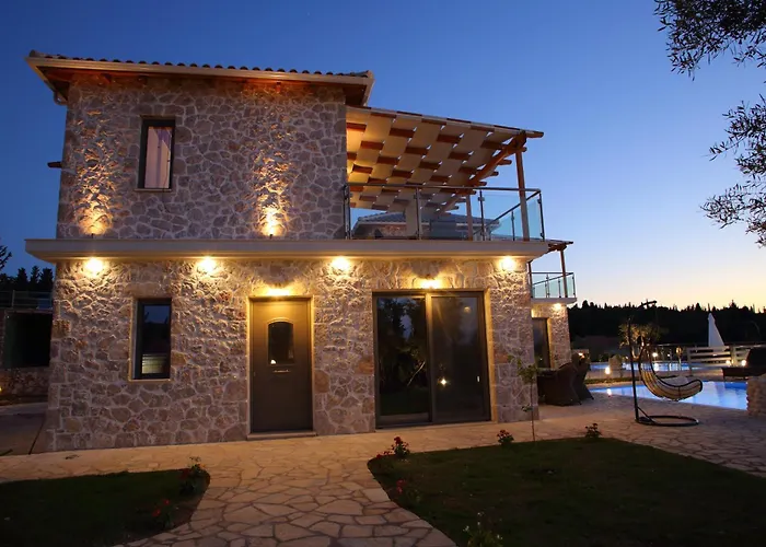 Sea Horizon Private Luxury Lefkada Sea View Private Pool Üdülőközpont *