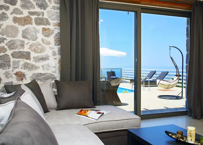 Sea Horizon Private Luxury Lefkada Sea View Private Pool Üdülőközpont